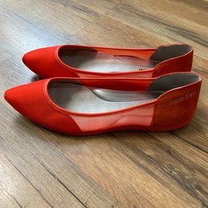 Calvin Klein Lala Sporty Pointed Toe Flat